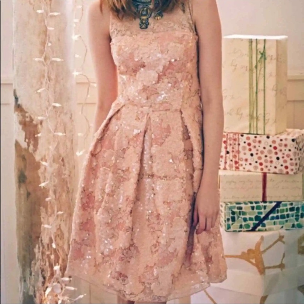 Anthropologie Eva Franco Sugarberry Sequin Dress, Size 0